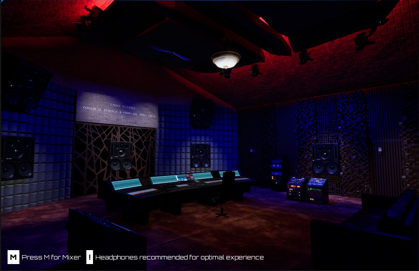 Enso Studio — the finished virtual control room